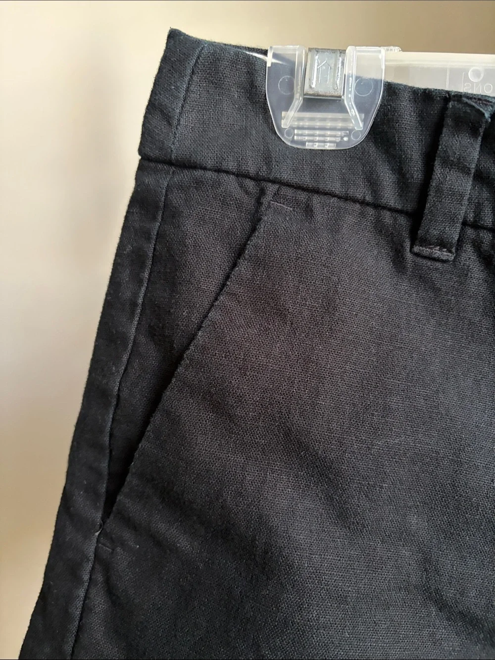 J. Crew Black Scalloped Hem Skort